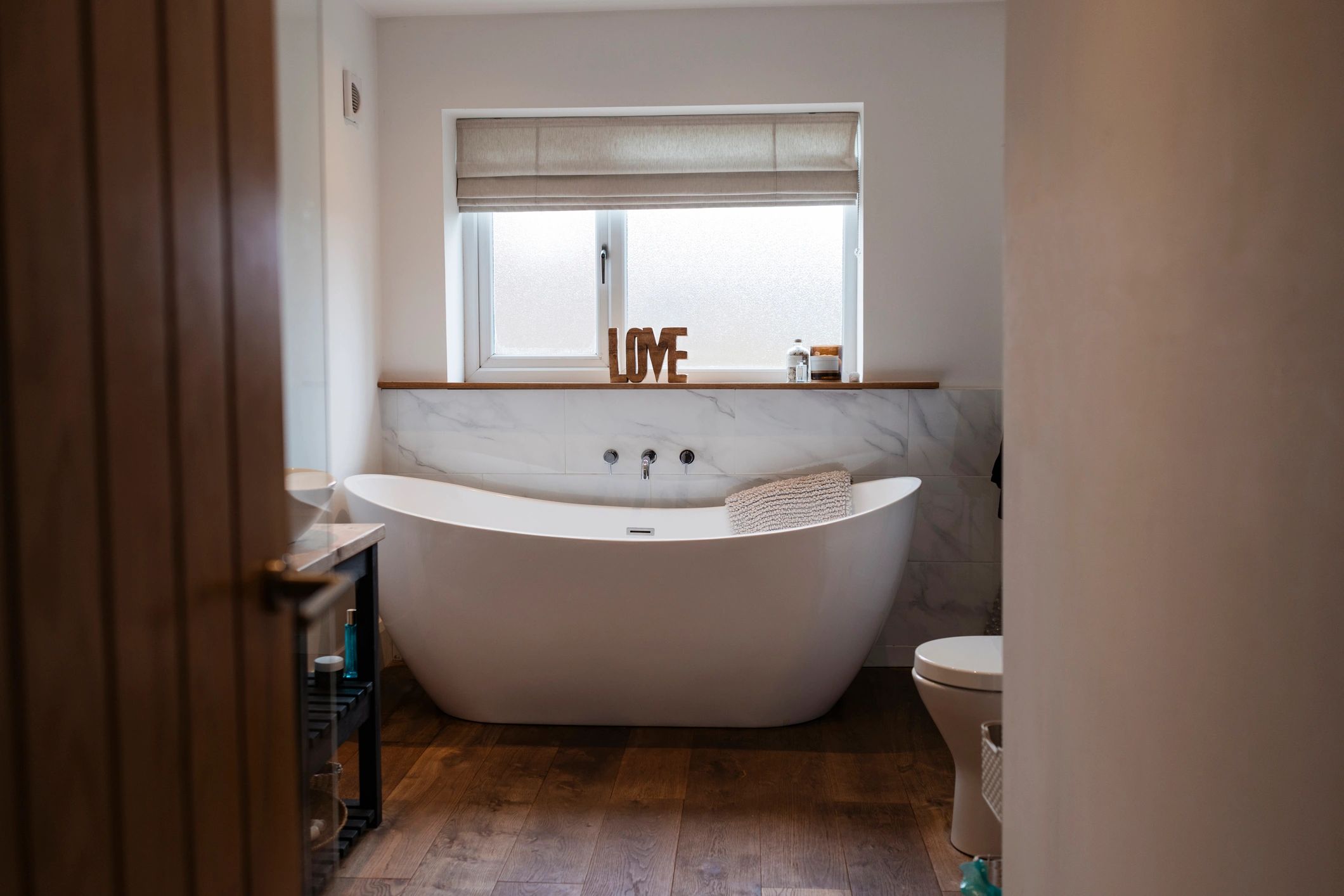 Bathroom interior detail